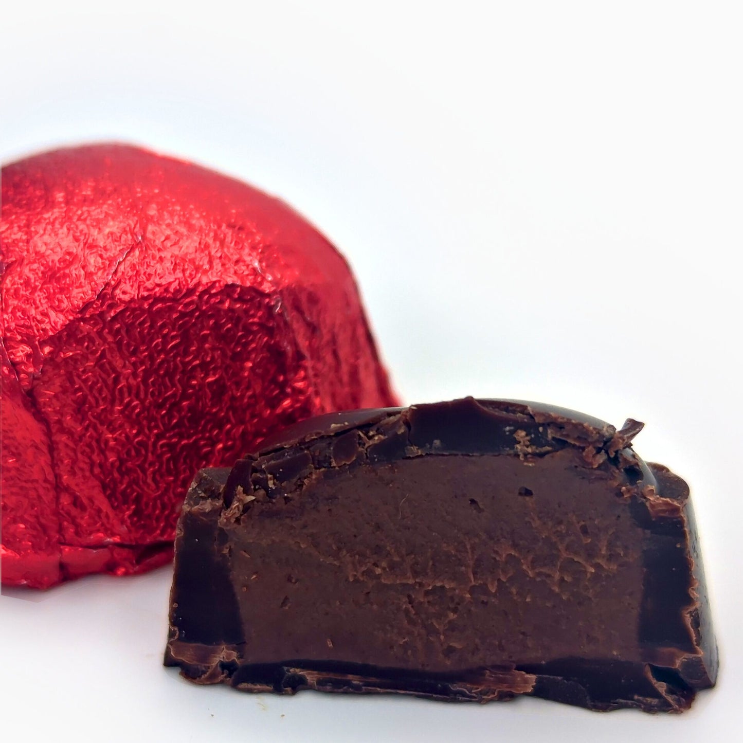 Coeur en chocolat 75% choco-noisette