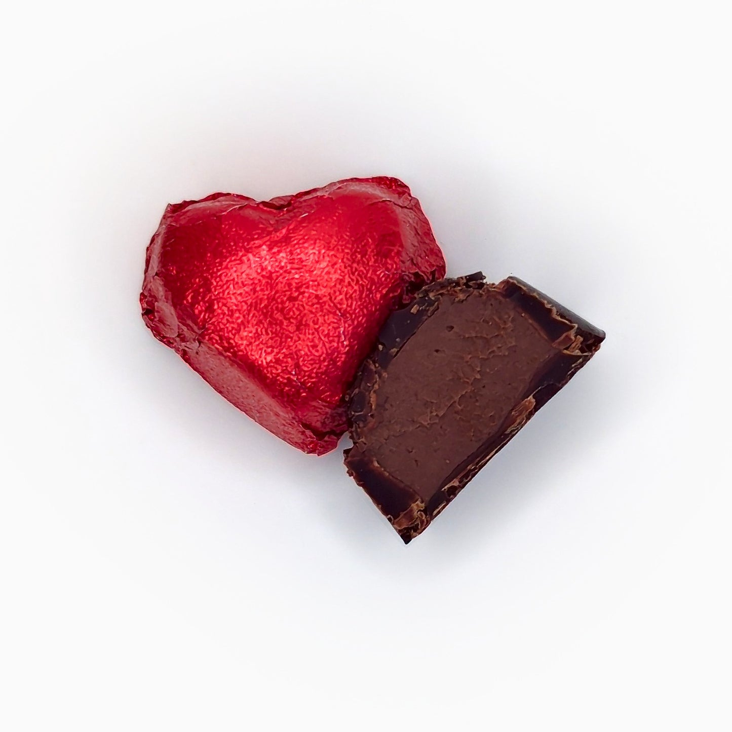 Coeur en chocolat 75% choco-noisette